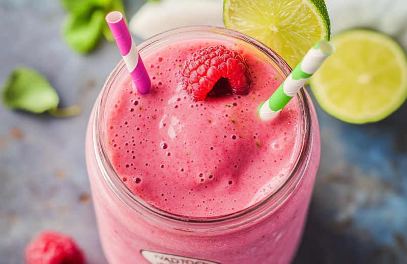 Raspberry Lime Smoothie