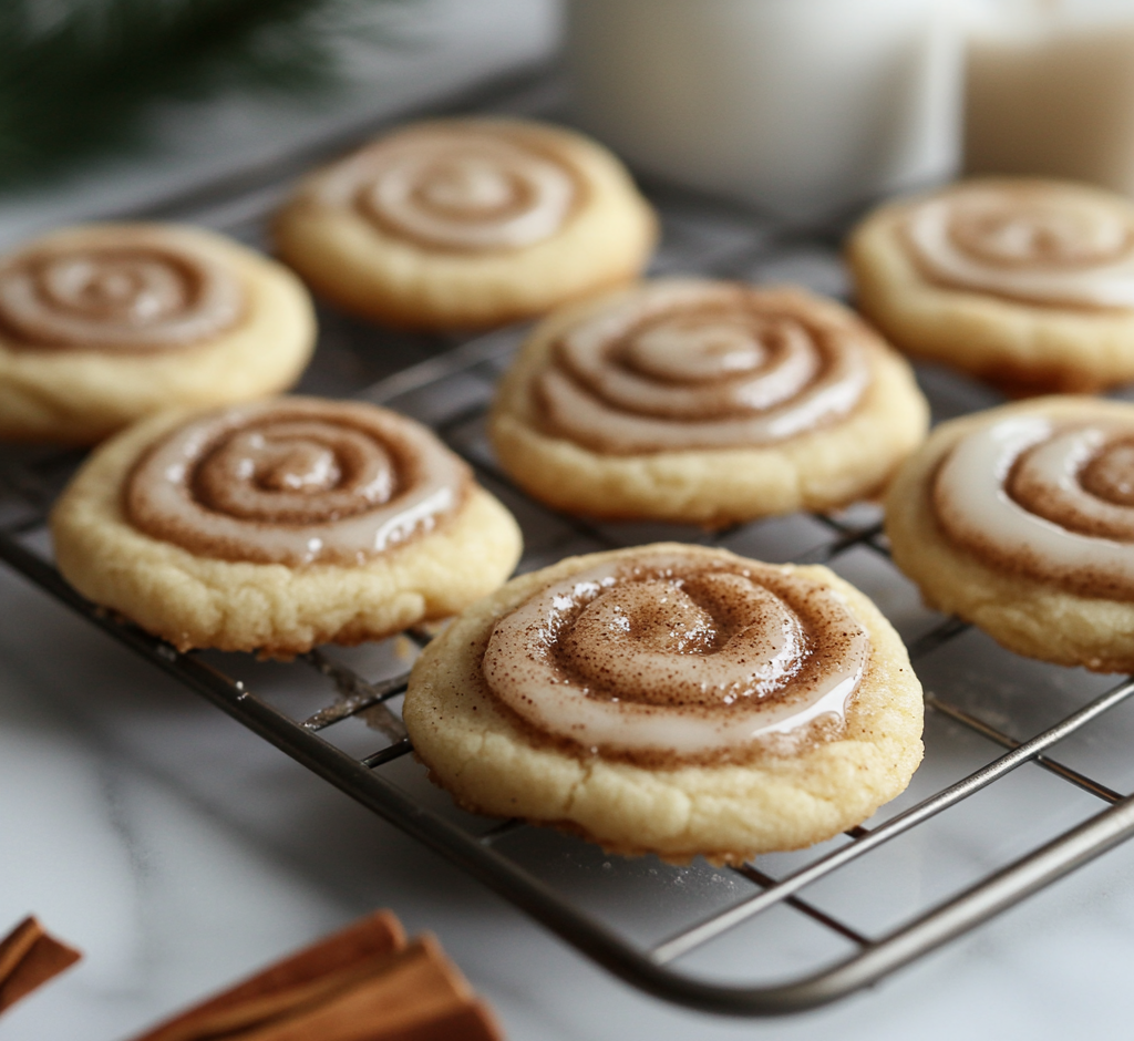 Soft Cinnamon Roll Sugar Cookies Recipe