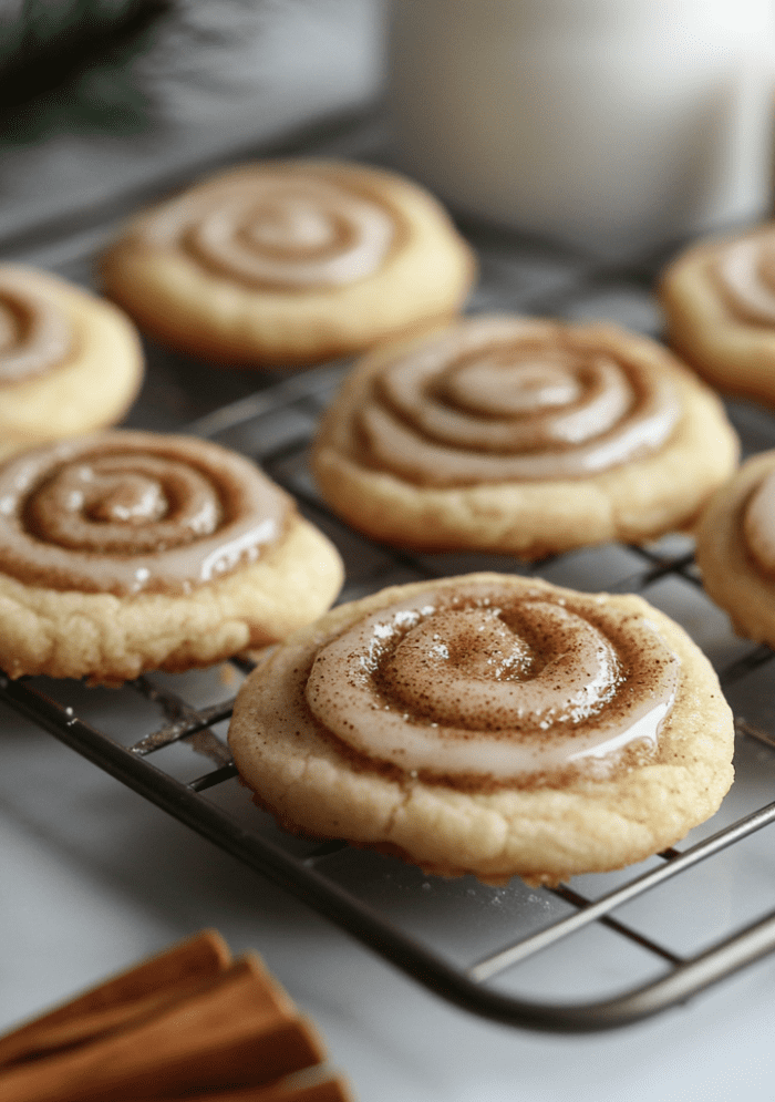 Soft Cinnamon Roll Sugar Cookies Recipe