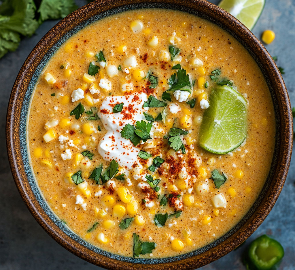 Mexican Street Corn Soup
