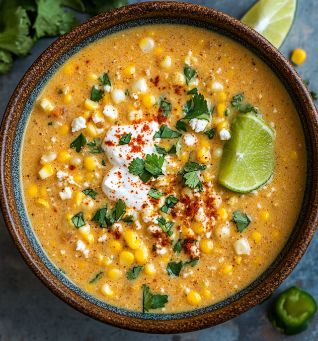 Mexican Street Corn Soup