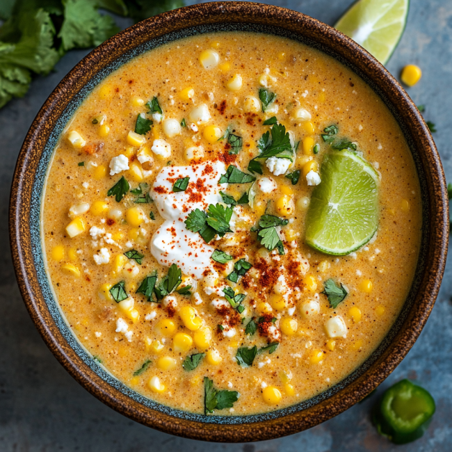 Mexican Street Corn Soup