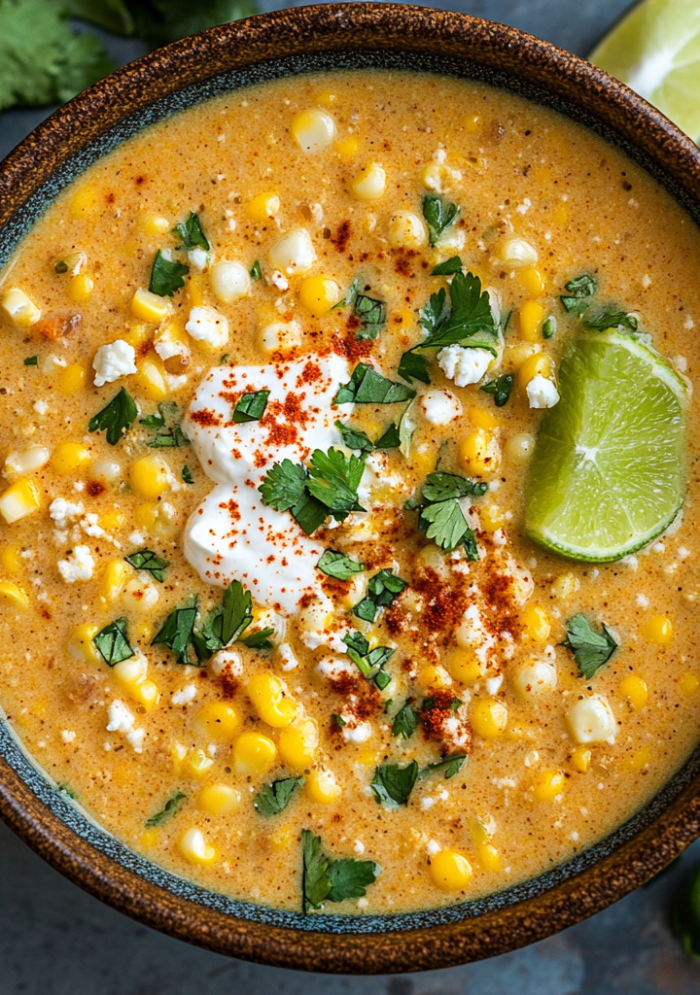 Mexican Street Corn Soup