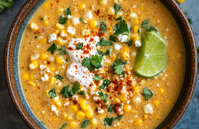 Mexican Street Corn Soup