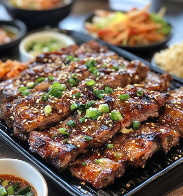Korean BBQ Flanken Ribs (Galbi)
