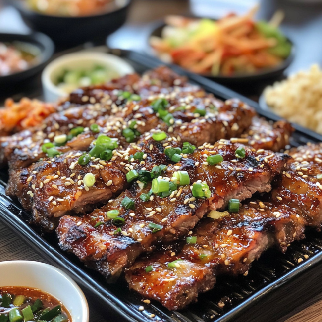 Korean BBQ Flanken Ribs (Galbi)
