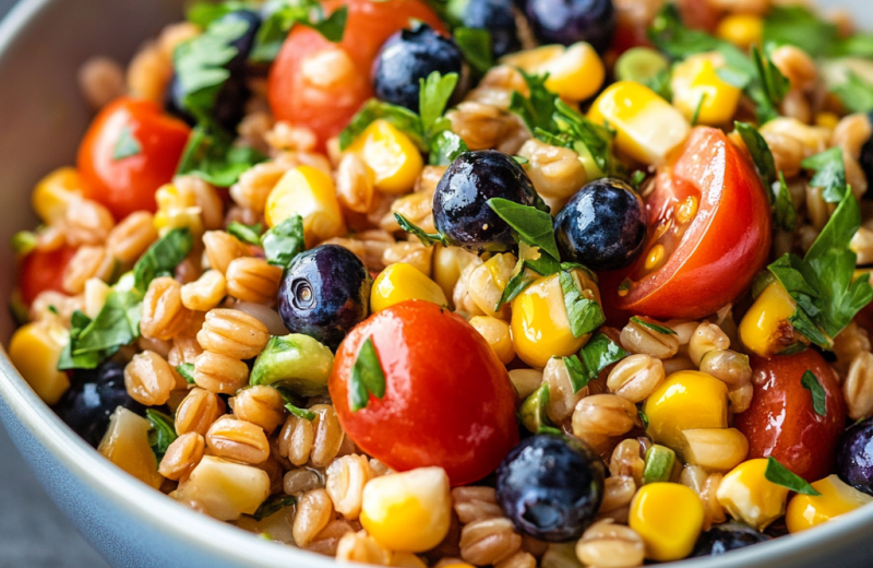 Rainbow Farro Salad