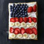 Sugar Cookie Flag Fruit Pizza