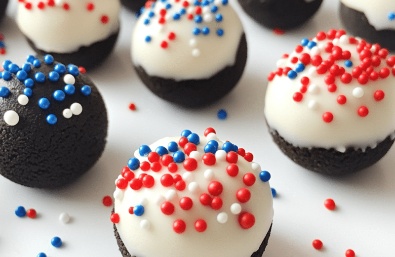 Patriotic Oreo Balls