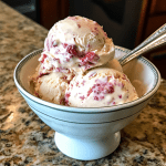 Homemade Strawberry Ice Cream