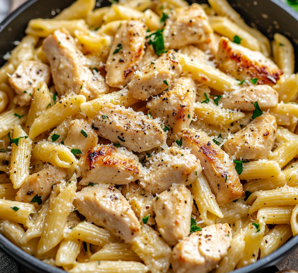 Garlic Butter Chicken Pasta