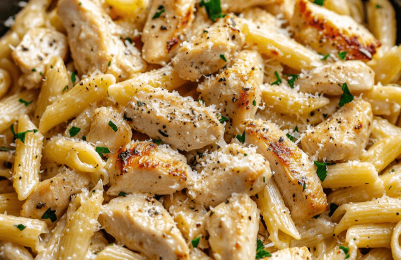 Garlic Butter Chicken Pasta