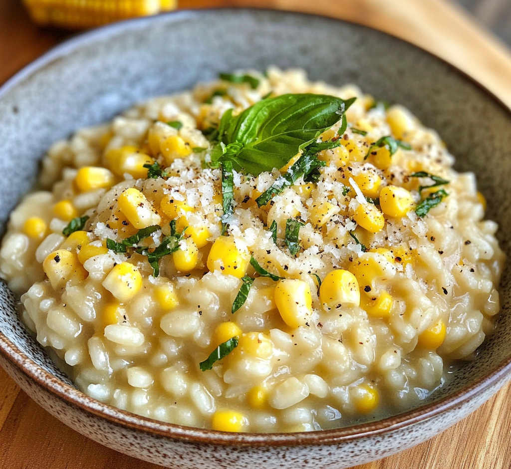 Sweet Corn Risotto