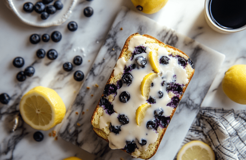 Heavenly Lemon Blueberry Bread