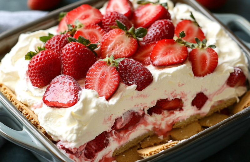 Strawberry Icebox Cake
