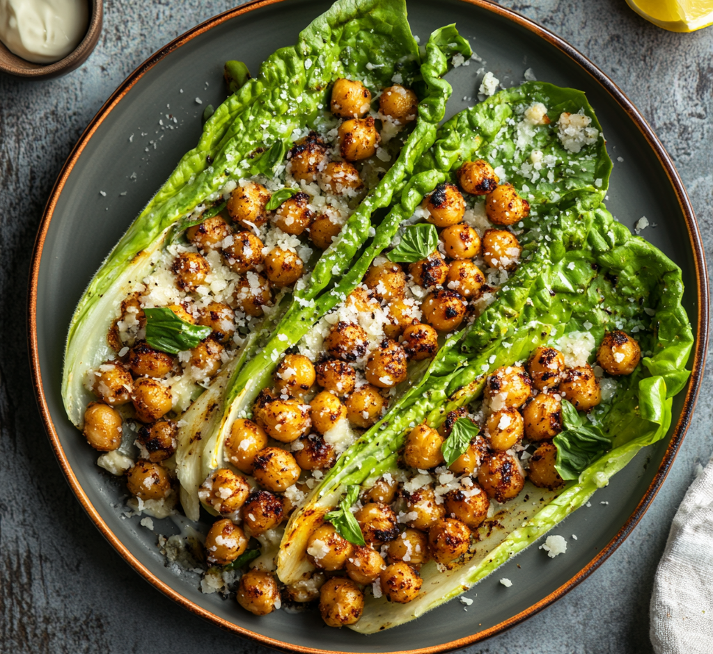 Grilled Romaine Caesar