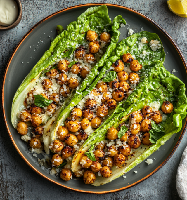 Grilled Romaine Caesar