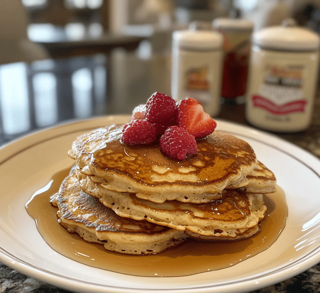 Easy Fluffy Sourdough Pancakes