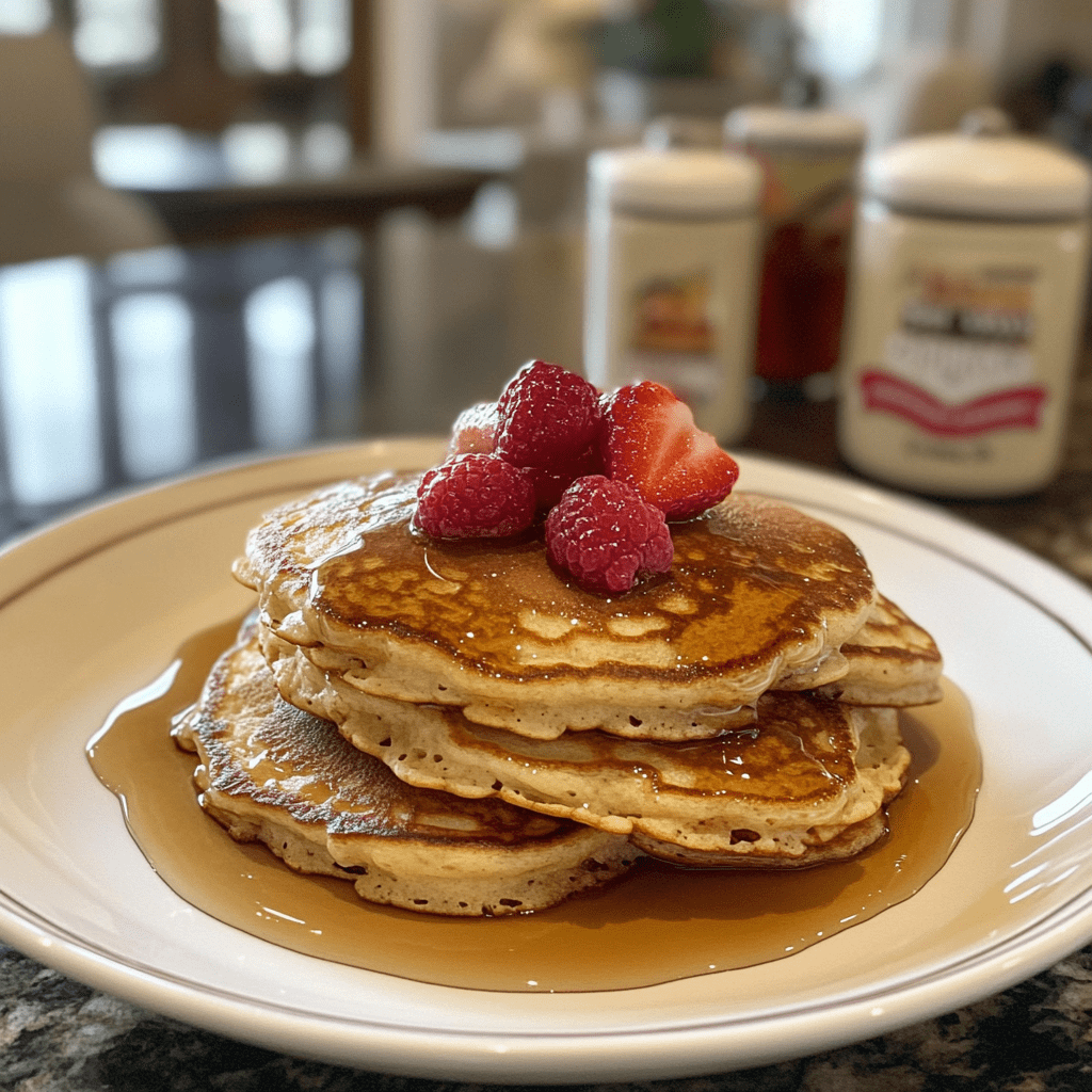 Easy Fluffy Sourdough Pancakes