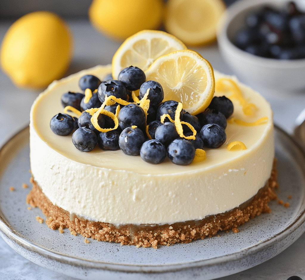 Lemon Blueberry Cheesecake