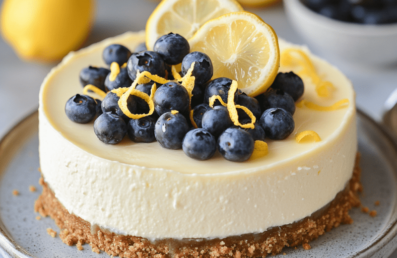 Lemon Blueberry Cheesecake