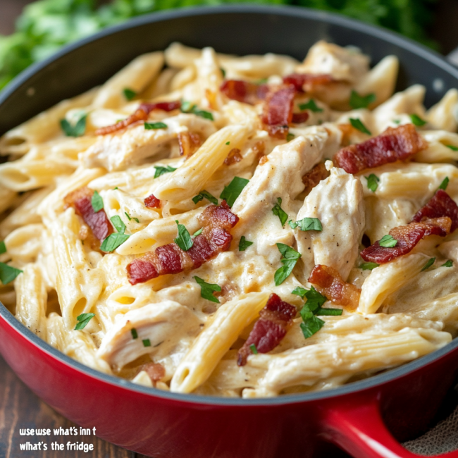Chicken Bacon Ranch Pasta