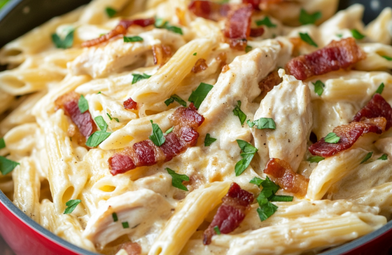 Chicken Bacon Ranch Pasta