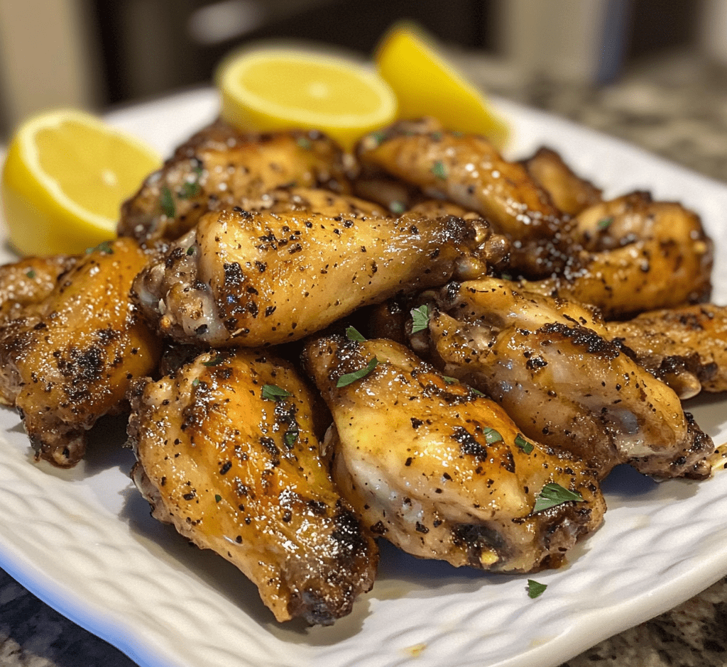 Zesty Lemon Pepper Wings
