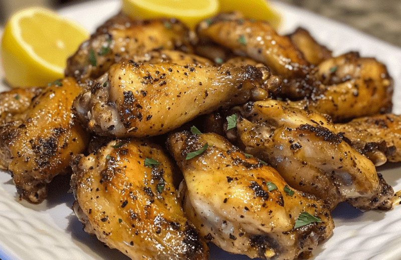 Zesty Lemon Pepper Wings