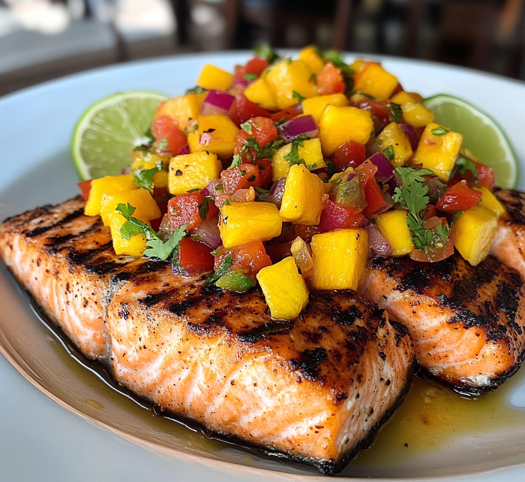 Salmon with Mango Salsa
