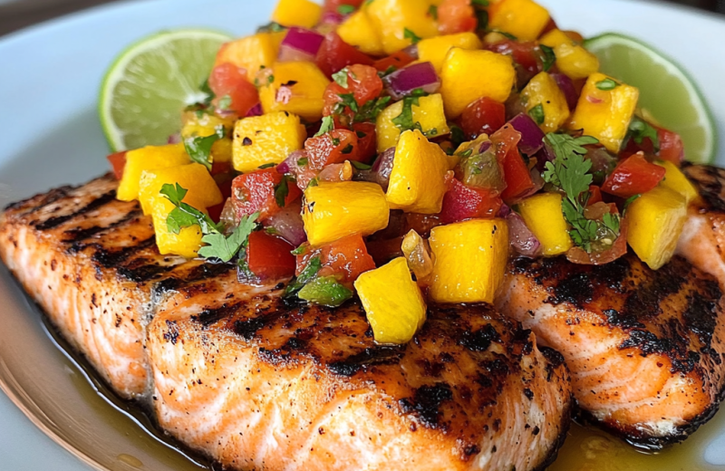 Salmon with Mango Salsa