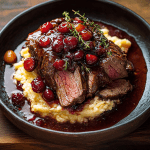 Cranberry Balsamic Roast Beef