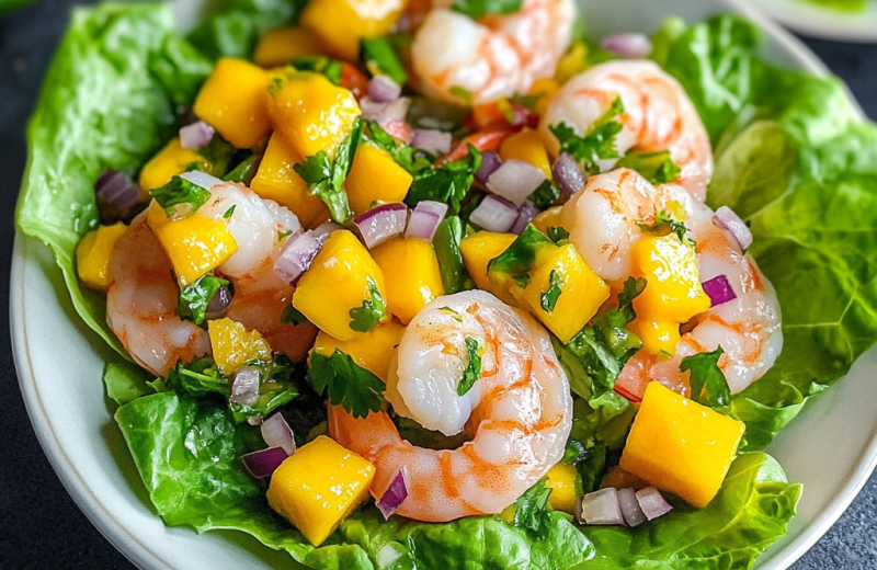 Shrimp Ceviche Lettuce Boats