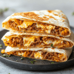 Chorizo Breakfast Crunch Wraps
