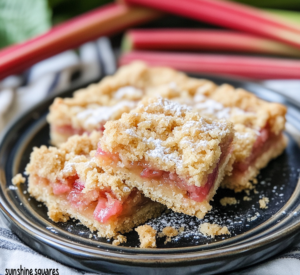 Rhubarb Bars
