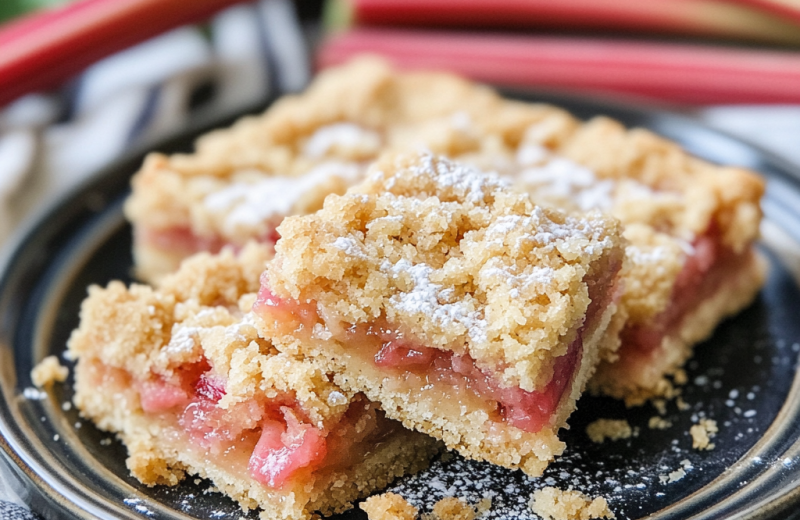 Rhubarb Bars