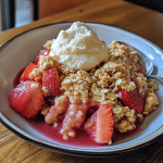 Strawberry Rhubarb Crisp