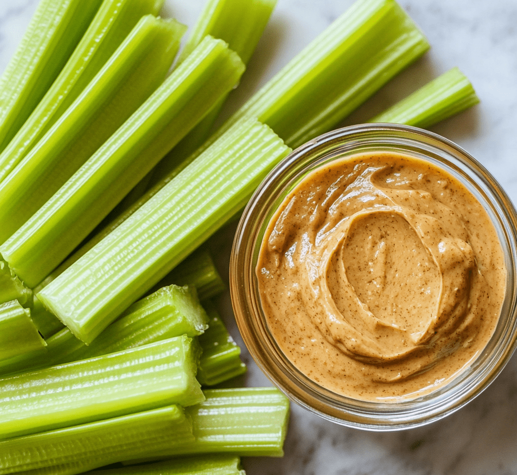Celery Sticks + Almond Butter