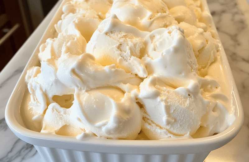 Homemade Vanilla Ice Cream