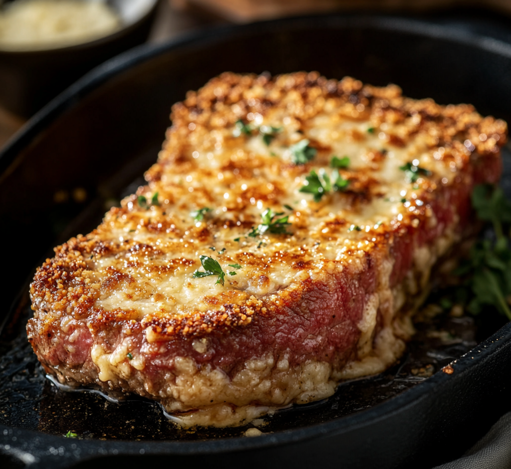 Parmesan Crusted Steak