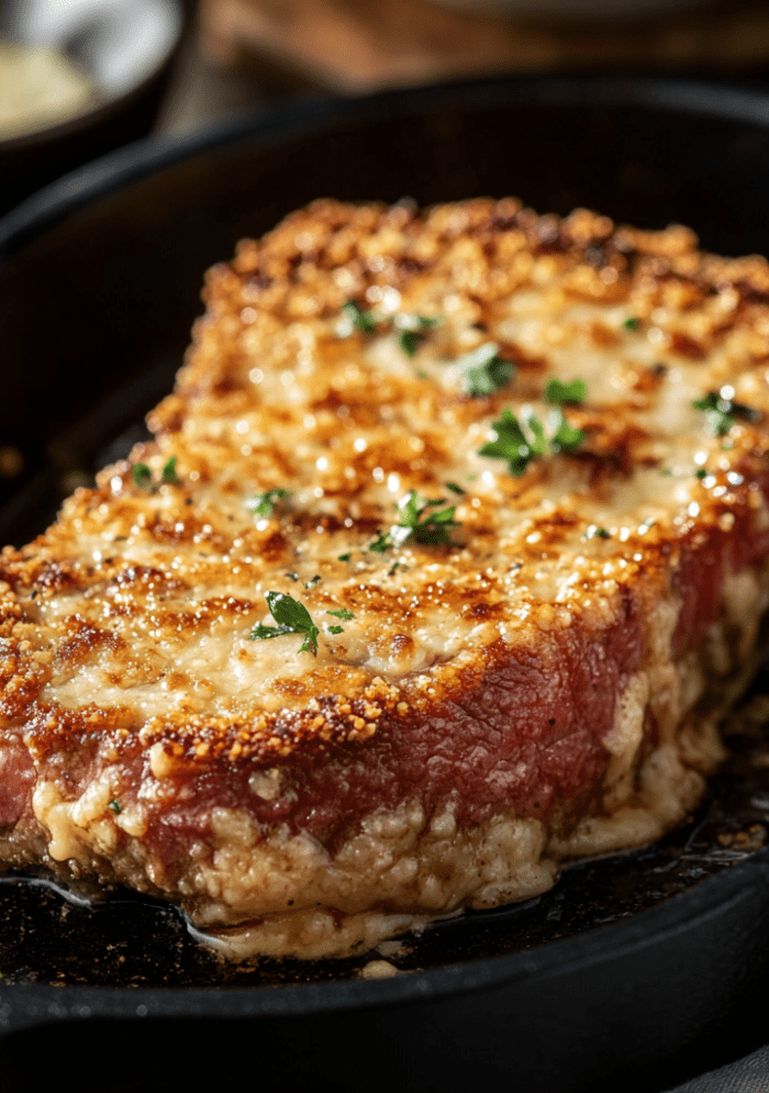 Parmesan Crusted Steak