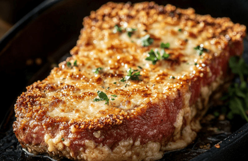 Parmesan Crusted Steak