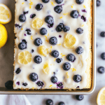 Lemon Blueberry Sheet Cake