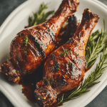 Grilled BBQ Turkey Legs