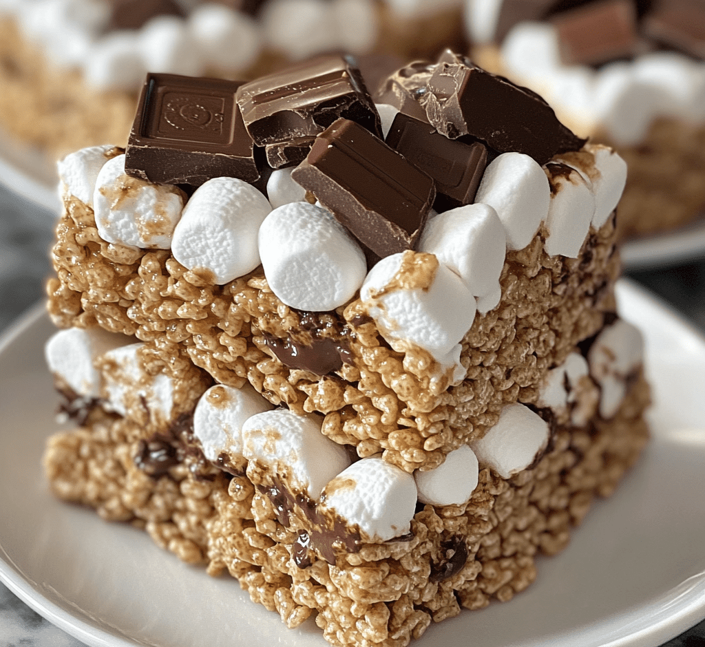 S’mores Krispie Treats