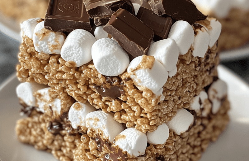 S’mores Krispie Treats