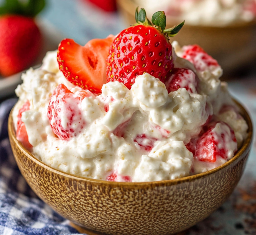 Strawberry Shortcake Fluff Salad
