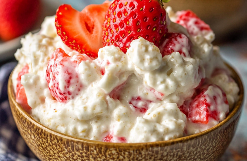 Strawberry Shortcake Fluff Salad