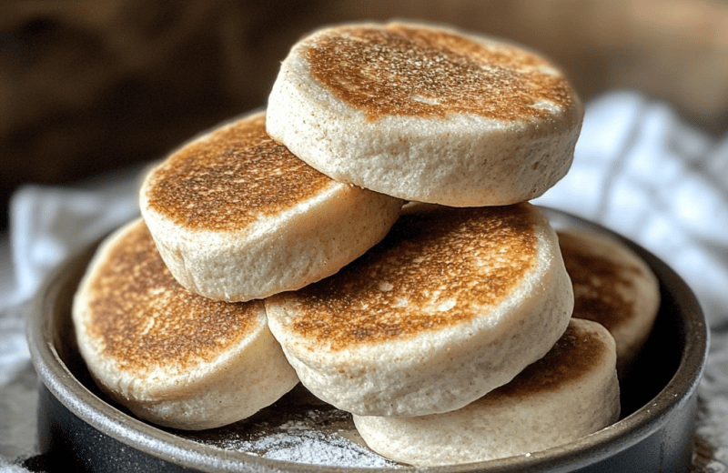 Sourdough Discard English Muffins Recipe