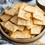Sourdough Crackers (3 Ingredients!)
